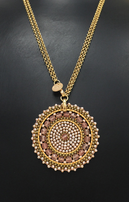 Mallorca Pearl - Ma Q Collection - Pink Large Medallion